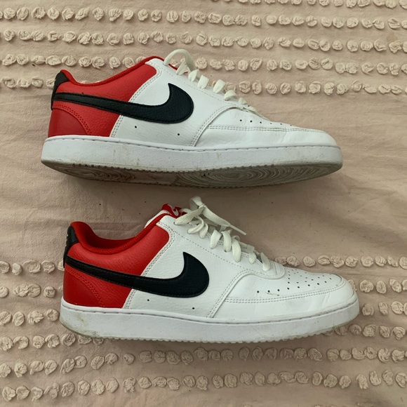 Nike court vision LO white/black university red - Picture 4 of 5